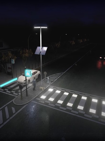 Off Grid Pedestrian Crossing